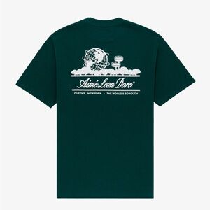 Aime Leon Dore Unisphere Tee in Botanical Green Size XS